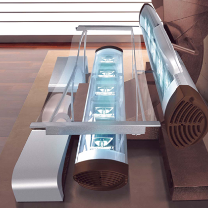 Tanning Bed Solarium King Body Plus 4 Columns
